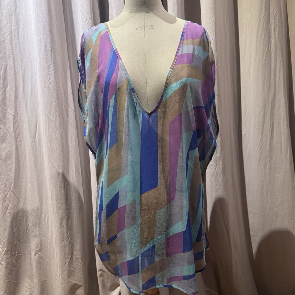 Victoria’s Secret VTG 90s 100% Silk Coverup Tunic L